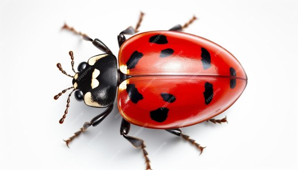 С божьей коровкой