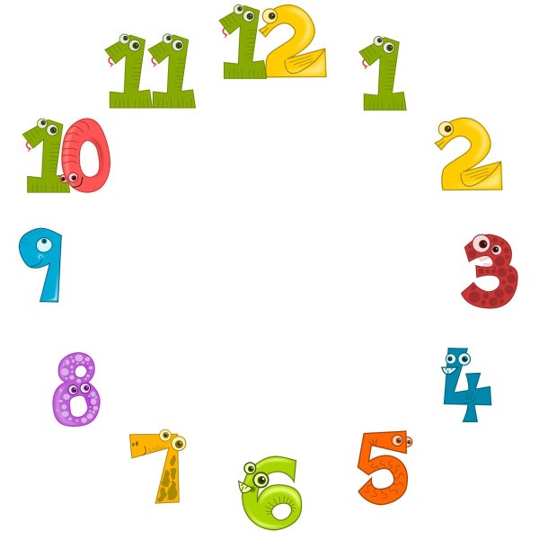 Для детей цифры