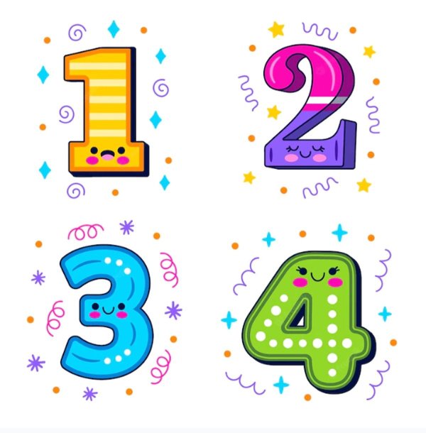 Для детей цифры