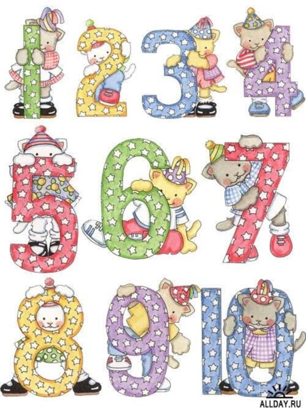 Для детей цифры