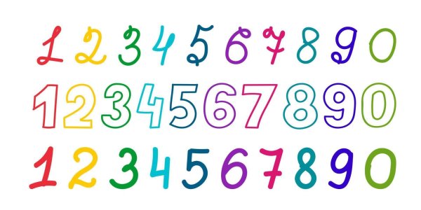 Для детей цифры