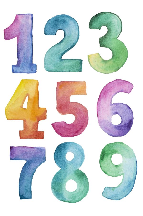 Для детей цифры