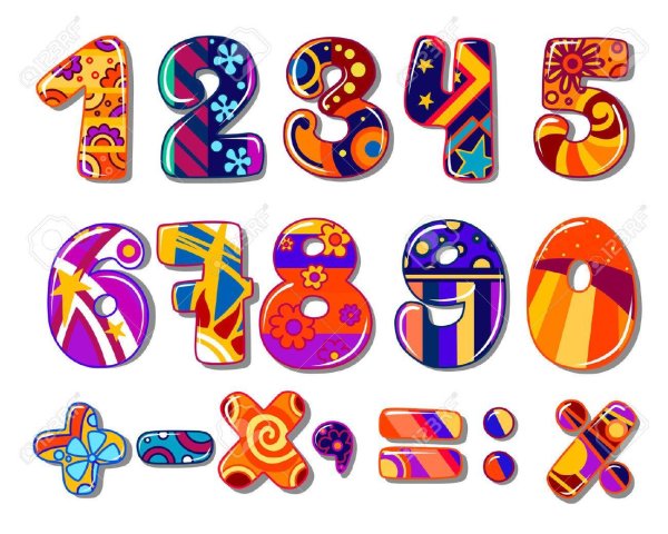 Для детей цифры