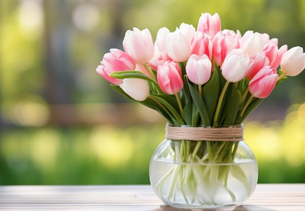 искусственные тюльпаны