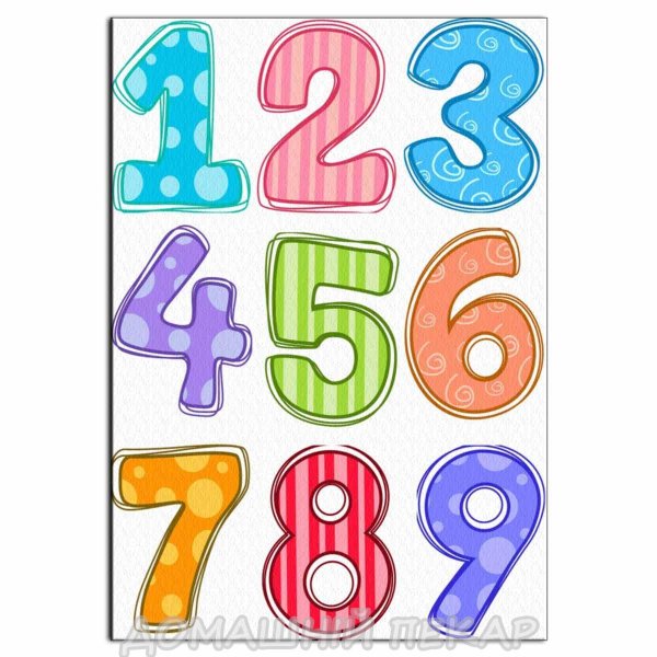 Цифры для оформления