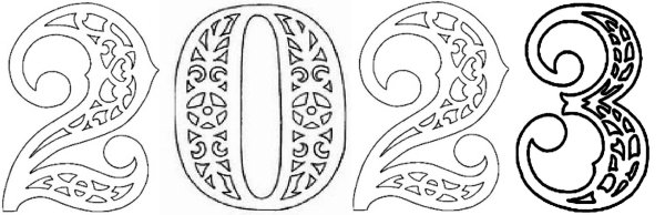 Цифры для оформления