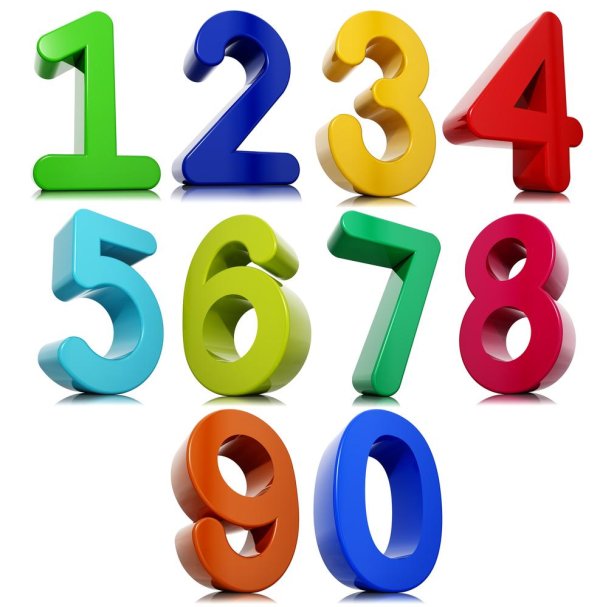 Цифры для оформления