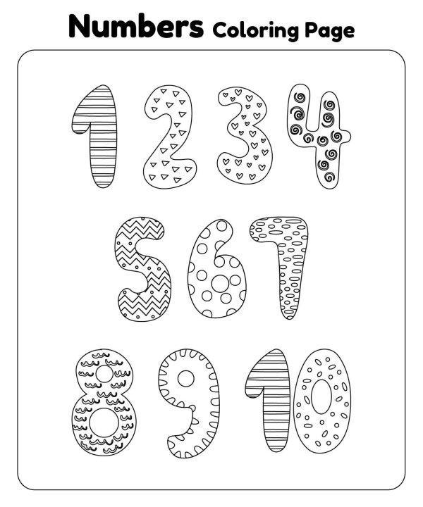 Цифры для оформления