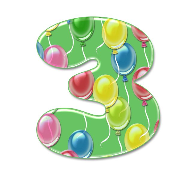 Цифры для оформления