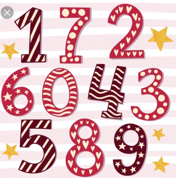 Цифры для оформления