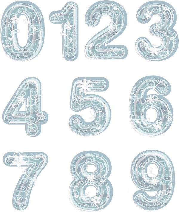 Цифры для оформления