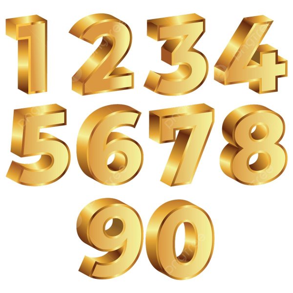 Цифры для оформления