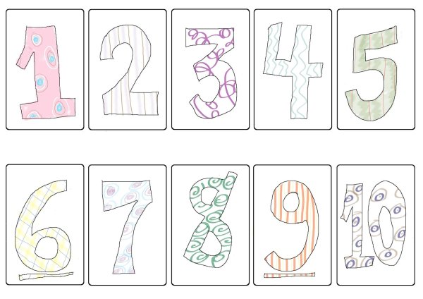 Цифры для оформления