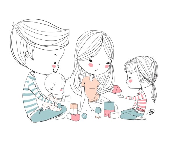 Семья мультяшные