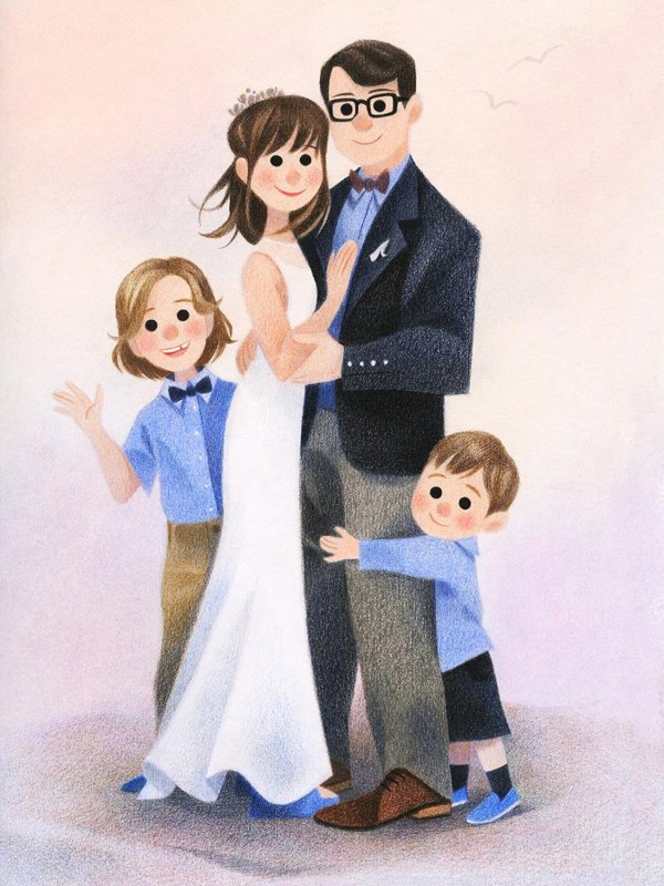Семья мультяшные