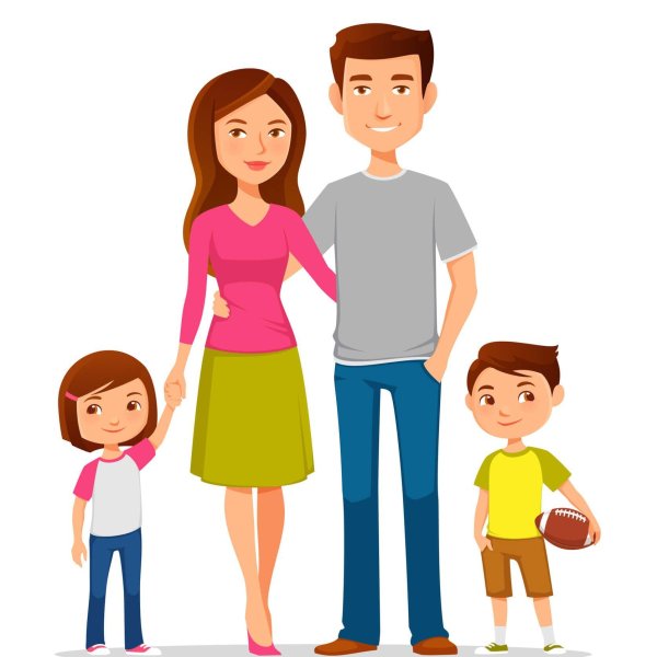 Семья мультяшные