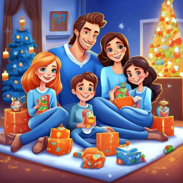 Семья мультяшные