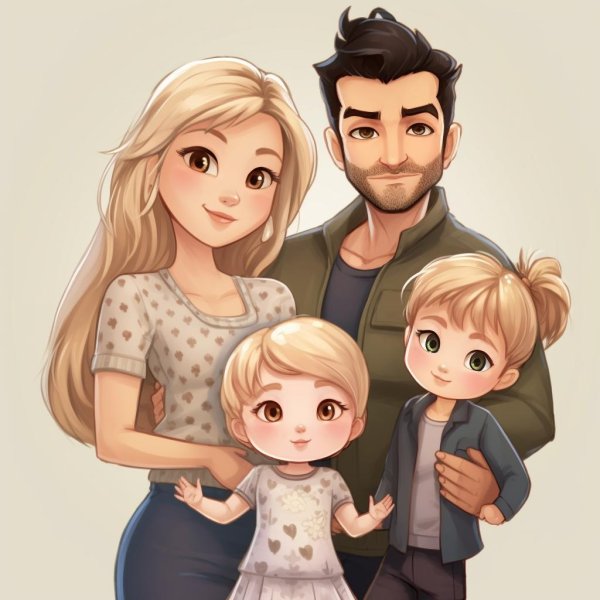 Семья мультяшные