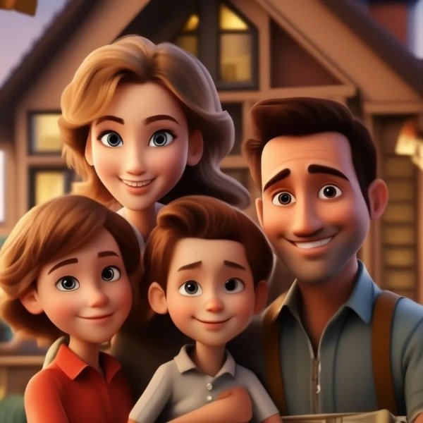 Семья мультяшные