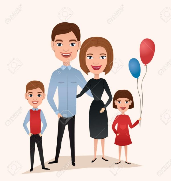 Семья мультяшные