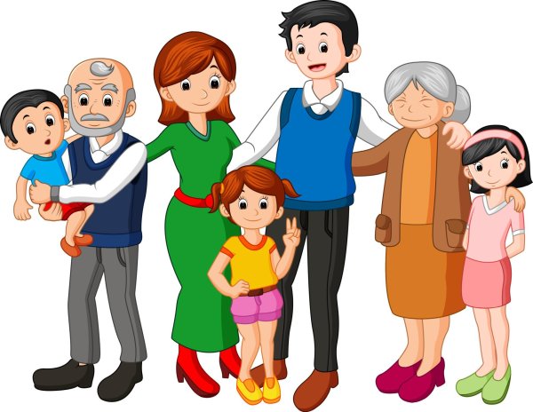 Семья мультяшные