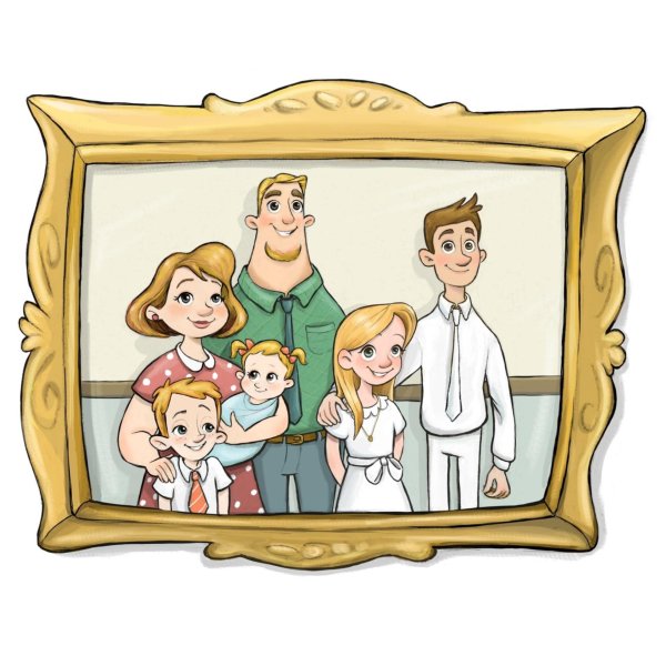 Семья мультяшные