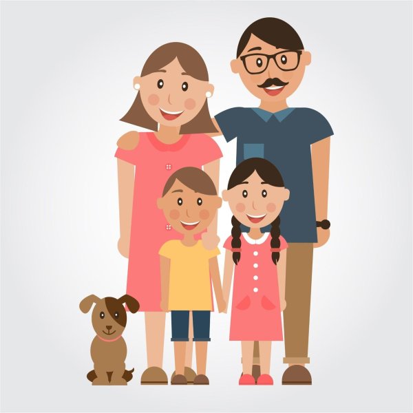 Семья мультяшные