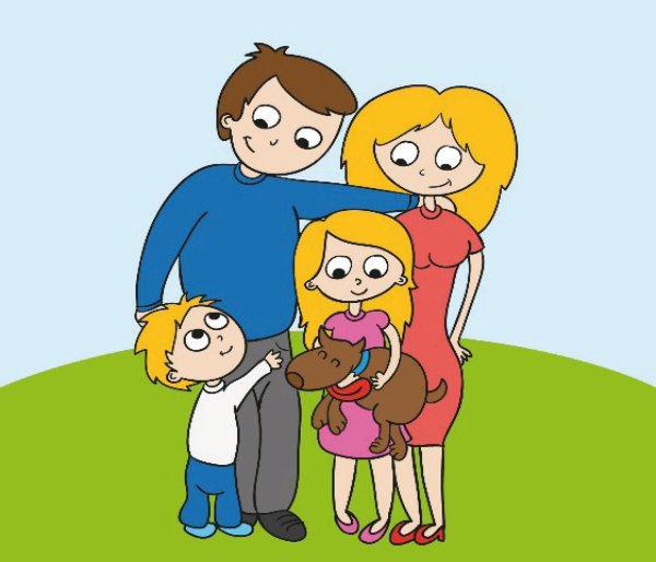 Семья мультяшные