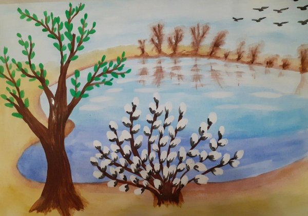 Нарисованные про весну