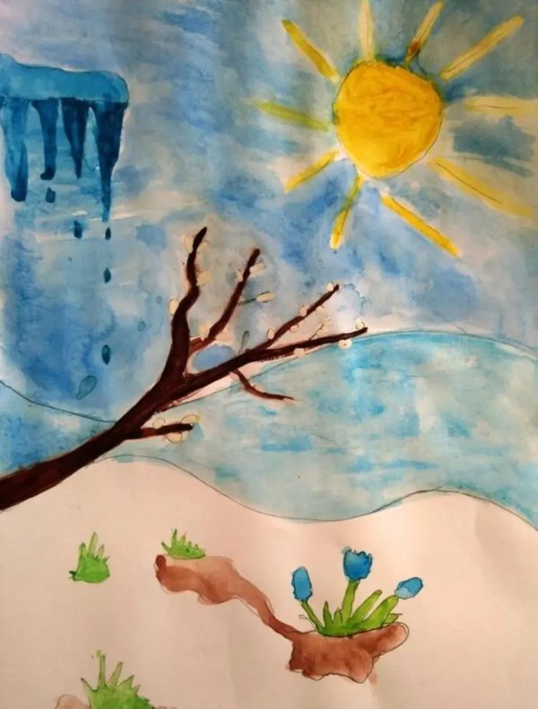 Нарисованные про весну