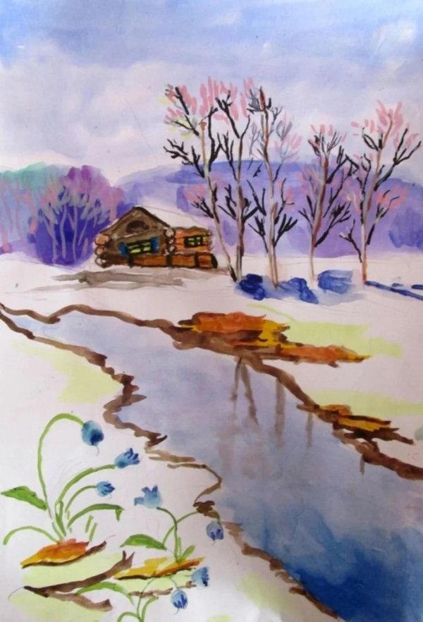 Нарисованные про весну