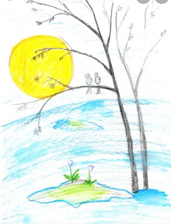 Нарисованные про весну