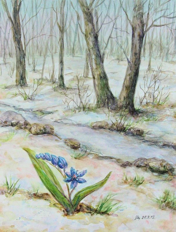 Нарисованные про весну