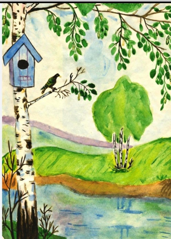 Нарисованные про весну