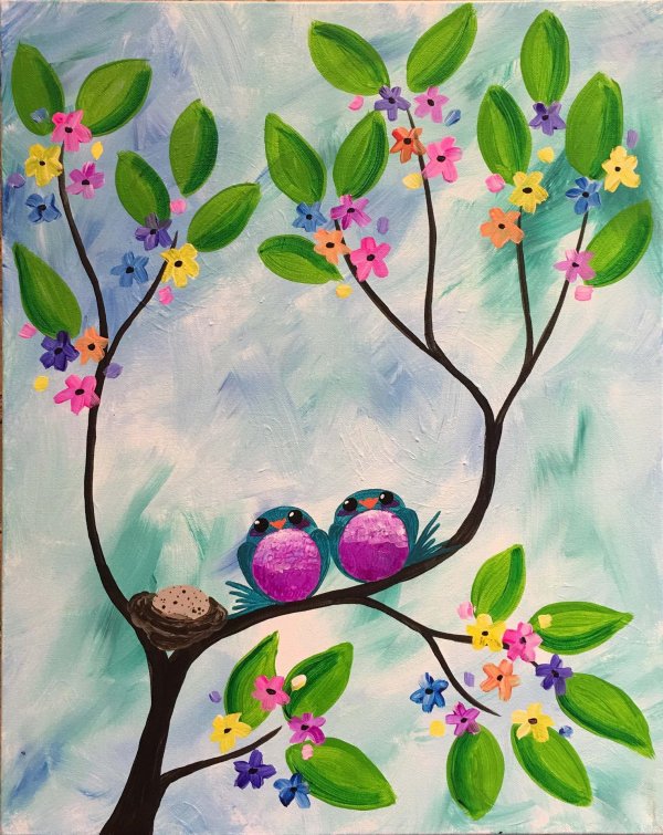 Нарисованные про весну