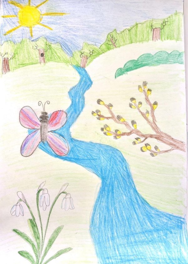 Нарисованные про весну