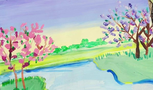 Нарисованные про весну