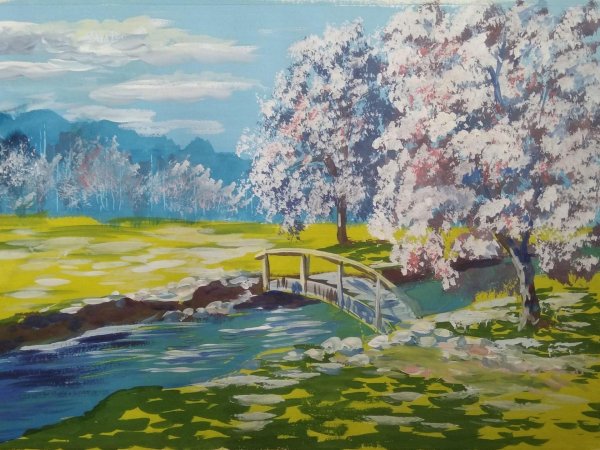 Нарисованные про весну