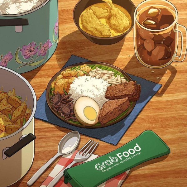 С блюдами и едой