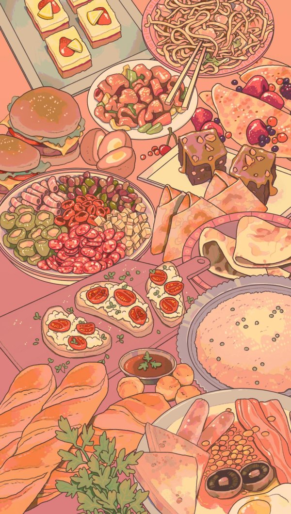 С блюдами и едой