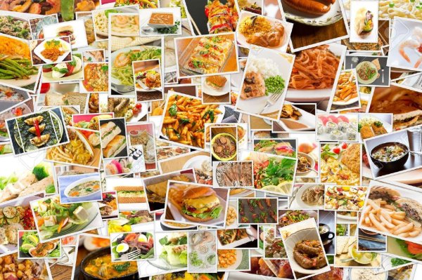 С блюдами и едой