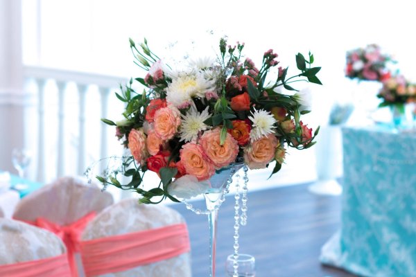 Коралловая свадьба с пожеланиями