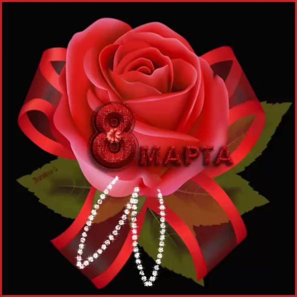 розы с 8 марта