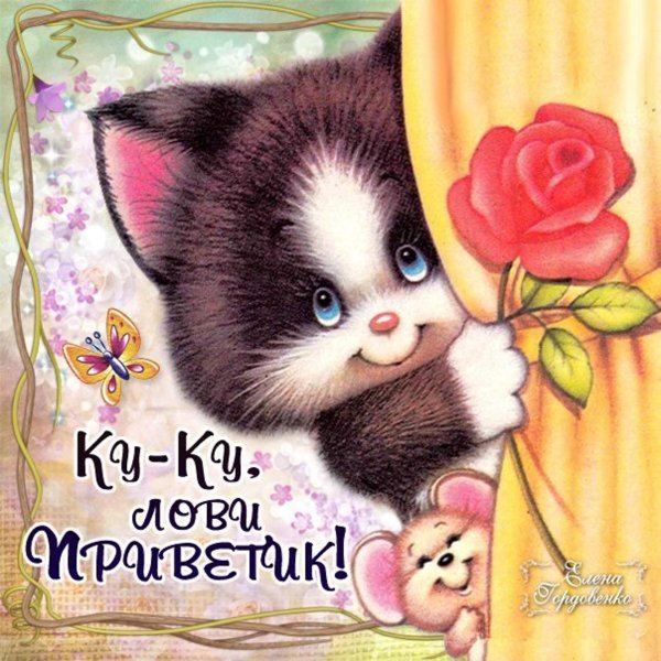 Привет подруга с надписями