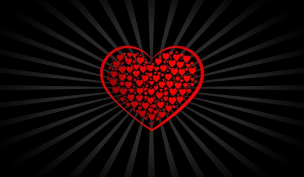 На аву с сердечками