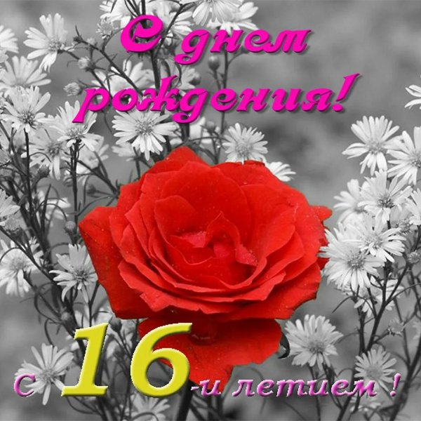 С 15 летием девочке