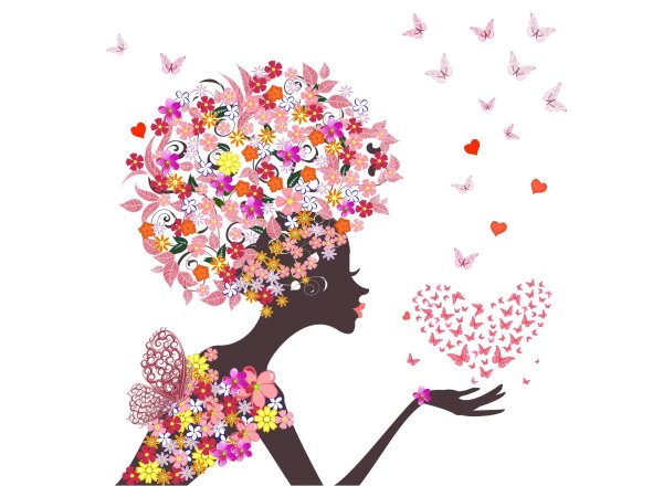 цветочная девушка