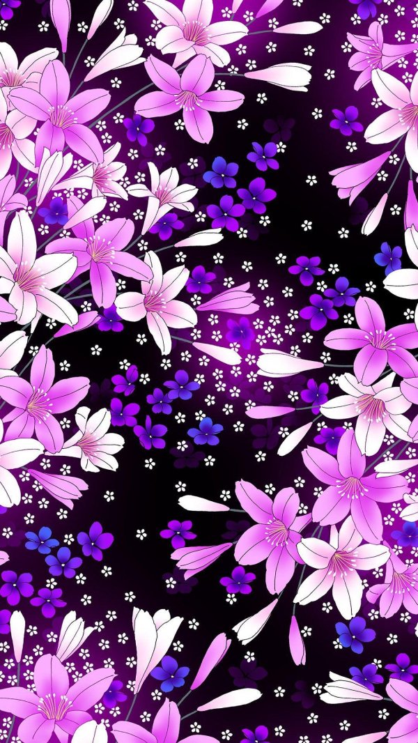 сиреневые цветы