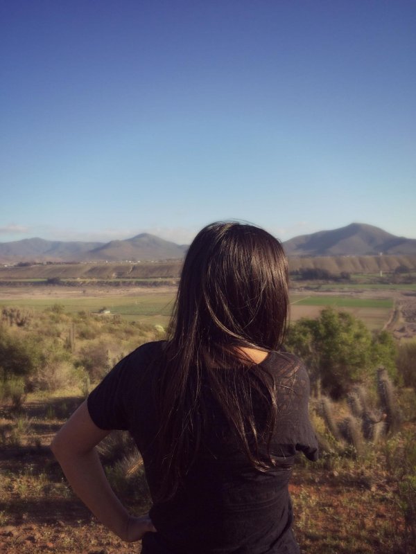 Девушек со спины брюнеток