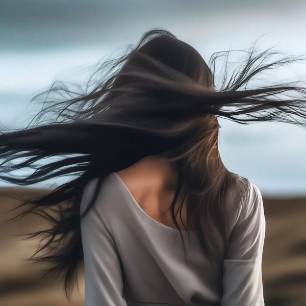 Девушек со спины брюнеток